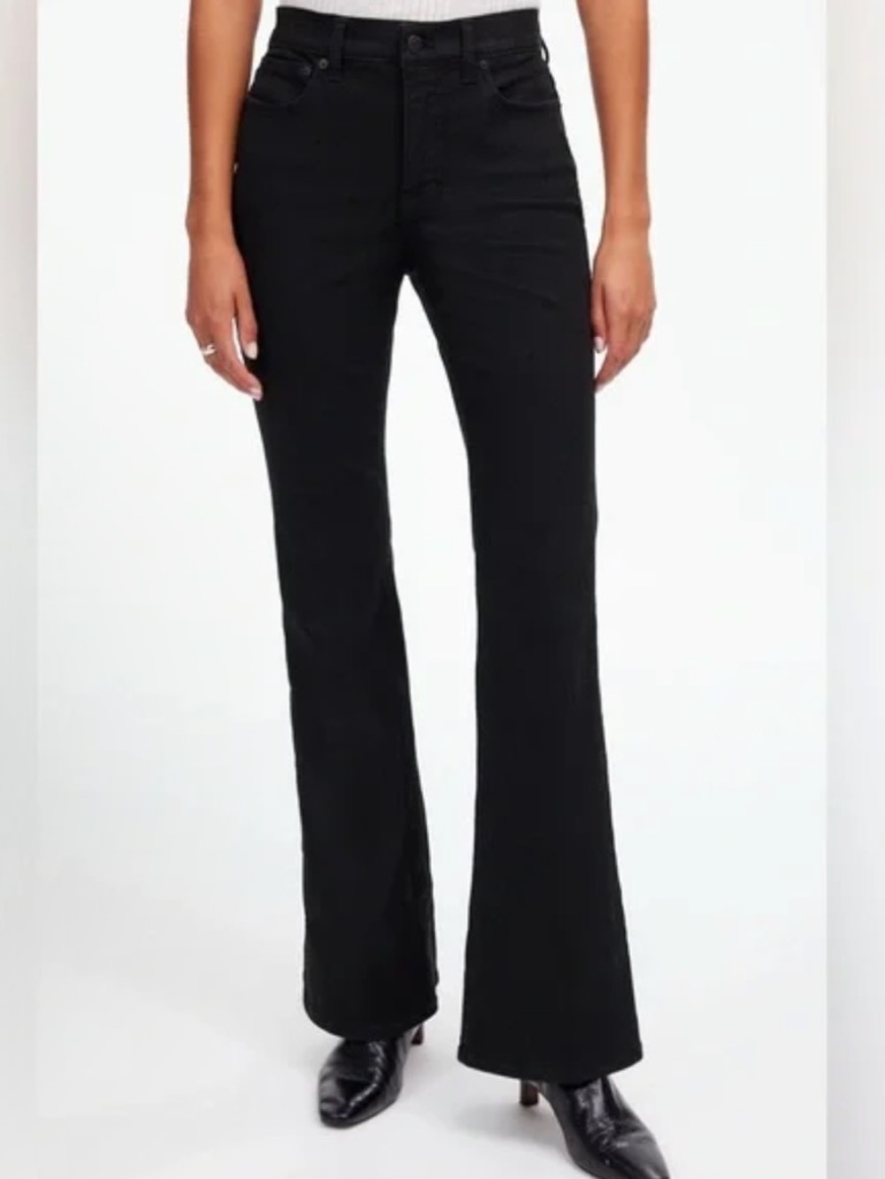 Madewell Flea Market Flare Jeans Black